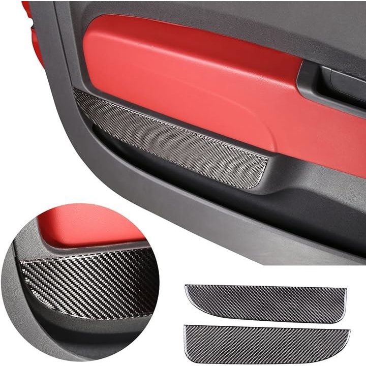 新型 フィアット 500 ドアキックガード ドアトリムカバー 汚れ キズ防止カバー 運転席側 助手席側2P 取付簡単 貼付タイプ 2枚セット( カーボン調, カーボン調) 新型 フィアット 500 ドアキックガード ドアトリムカバー 汚れ キズ防止カバー 運転席側 助手席側2P 取付簡単 貼付タイプ 2枚セット( カーボン調, カーボン調)