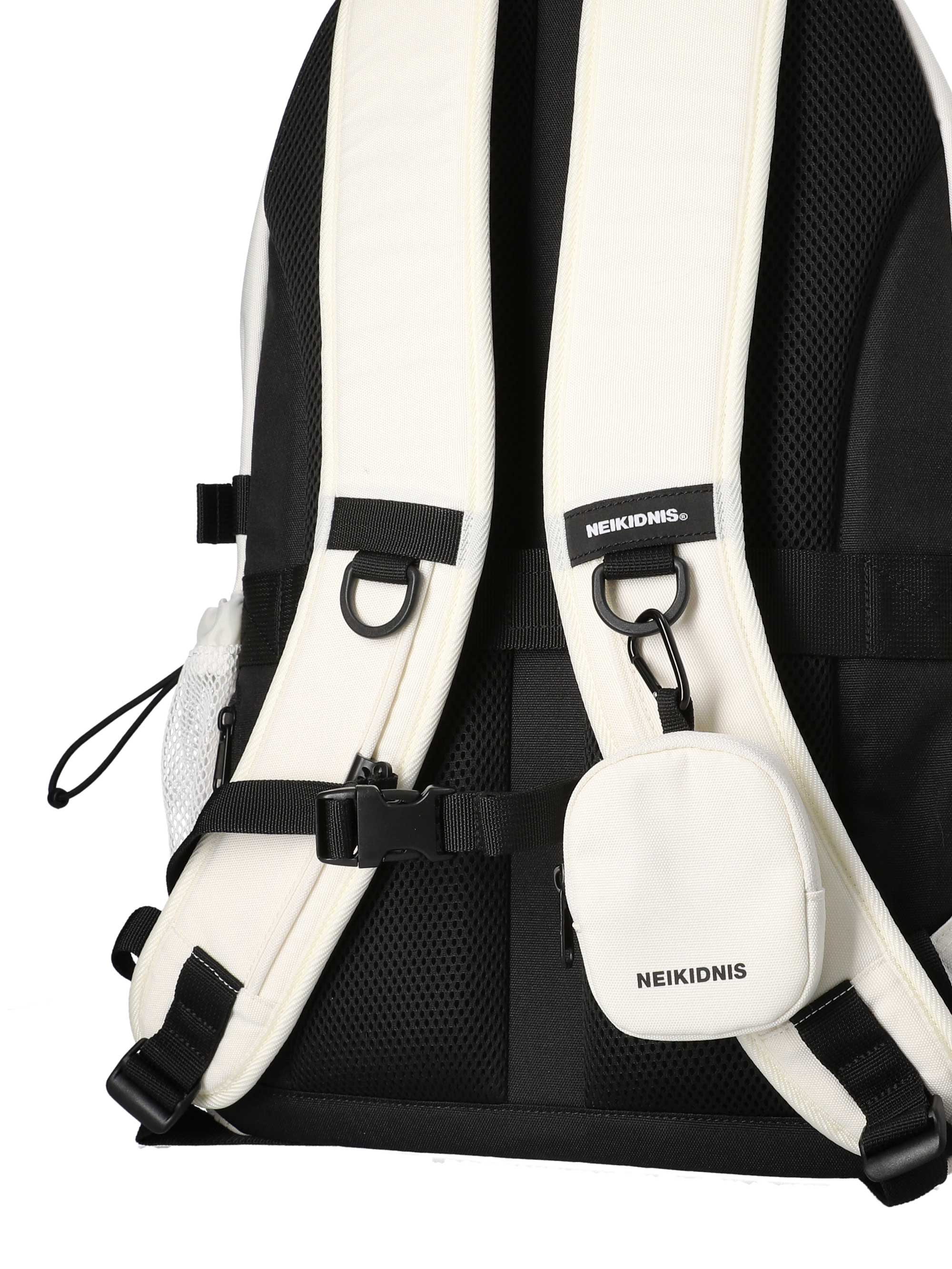NEIKIDNIS ネイキドニス　ECOスクエア　ラージジッパーリュック Qoo10 ネイキドニス ECO スクエア ラージ ジッパー リュ