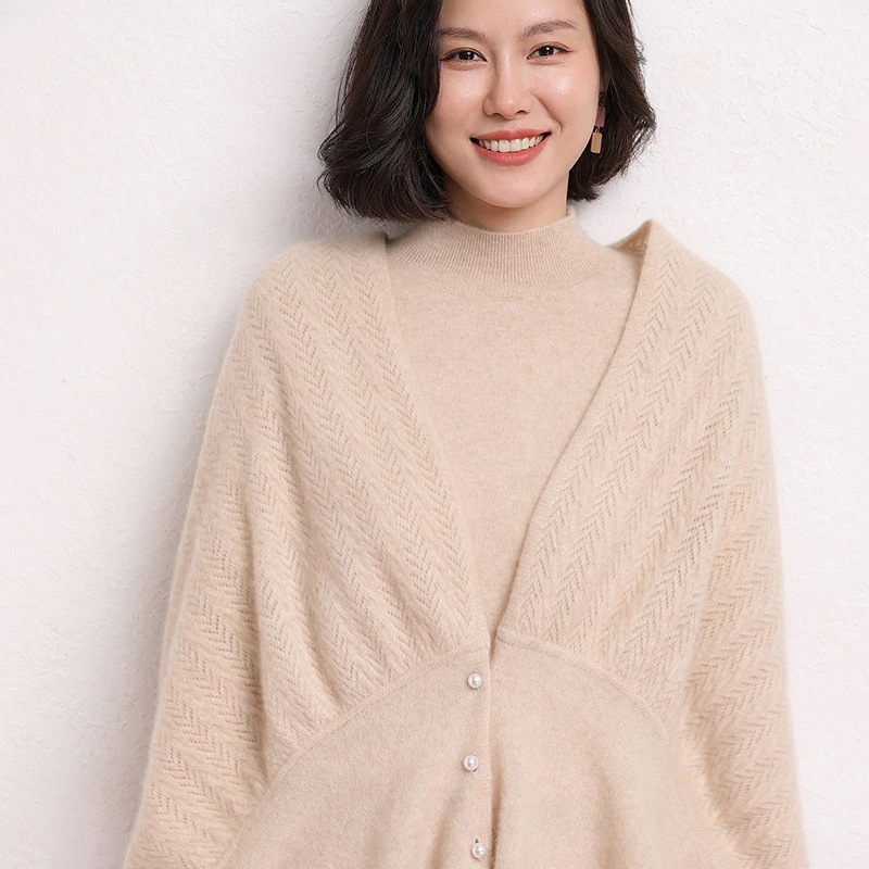 カシミヤ 秋冬 に飾りを付ける ハイエンド じゅんしょく 透かし彫り 真珠のボタン スカーフ枚 ケープ カシミヤ 秋冬 に飾りを付ける ハイエンド じゅんしょく 透かし彫り 真珠のボタン スカーフ枚 ケープ