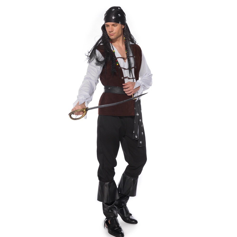 ハロウィンcosカリビアン海賊コスチューム仮装パーティー男性海賊衣装ハンター海賊衣装 ハロウィンcosカリビアン海賊コスチューム仮装パーティー男性海賊衣装ハンター海賊衣装