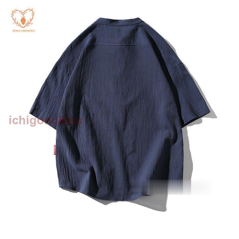 無地Tシャツ メンズ Tシャツ 半袖 リネン 綿麻Tシャツ 中華 カジュアル トップス 夏 お兄系 無地Tシャツ メンズ Tシャツ 半袖 リネン 綿麻Tシャツ 中華 カジュアル トップス 夏 お兄系