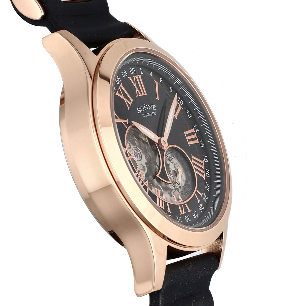 ゾンネ 【国内正規品】ゾンネ 自動巻き　メンズタイプ S035PG-BK