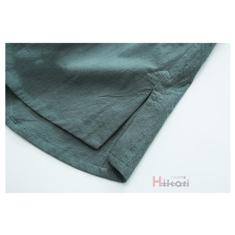上下セット メンズ 7分袖 春夏 シャツパジャマ セットアップ ヘンリーネック リネンTシャツ ロングパンツ チャイナ服 父の日 上下セット メンズ 7分袖 春夏 シャツパジャマ セットアップ ヘンリーネック リネンTシャツ ロングパンツ チャイナ服 父の日
