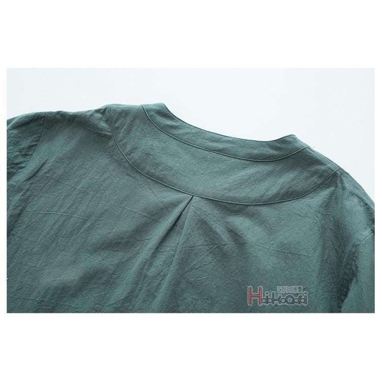 上下セット メンズ 7分袖 春夏 シャツパジャマ セットアップ ヘンリーネック リネンTシャツ ロングパンツ チャイナ服 父の日 上下セット メンズ 7分袖 春夏 シャツパジャマ セットアップ ヘンリーネック リネンTシャツ ロングパンツ チャイナ服 父の日
