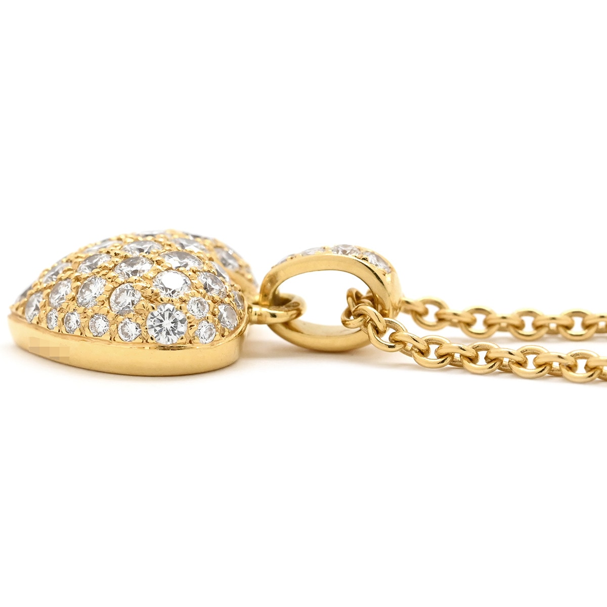 カルティエ Cartier ネックレス ハート パヴェダイヤ K18YG ダイヤモンド イエローゴールド K18YG 18金 【中古】 カルティエ Cartier ネックレス ハート パヴェダイヤ K18YG ダイヤモンド イエローゴールド K18YG 18金 【中古】