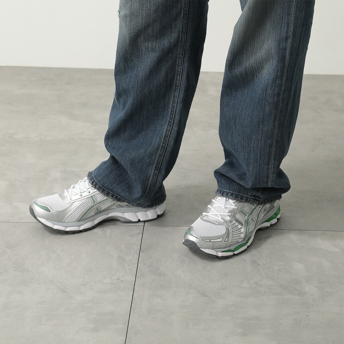 ASICS アシックス スニーカー GEL-KAYANO 12.1 ゲルカヤノ 1203A759-100 メンズ ローカット レースアップ 厚底 シューズ 靴 WHITE/PURE-SILVER