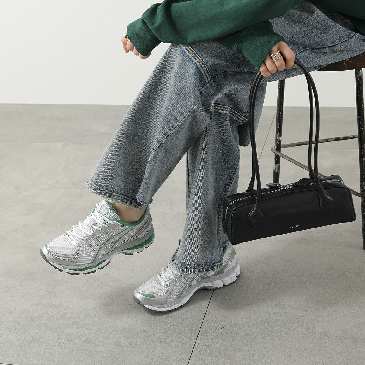 ASICS アシックス スニーカー GEL-KAYANO 12.1 ゲルカヤノ 1203A759-100 メンズ ローカット レースアップ 厚底 シューズ 靴 WHITE/PURE-SILVER