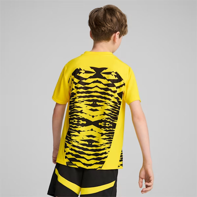 BVB キッズ ドルトムント 2024-25 プレマッチ 半袖 シャツ ジュニア サッカー レプリカウェア 24SS(777603)