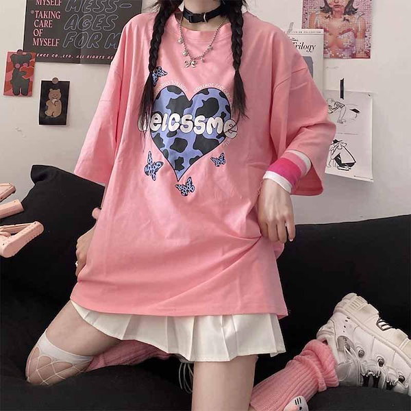 Qoo10] 新作登場 原宿風 Tシャツ レディース