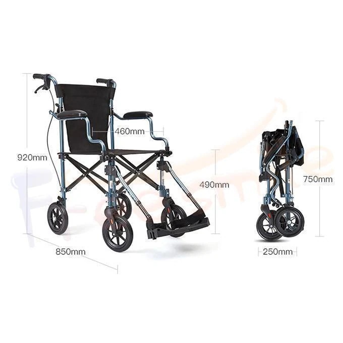 リニューアル 車いす 介助式 車椅子 省スペース 軽量 高級 コンパクト 折りたた車椅子 折りたたみ 機内に持ち運び可 錆しない