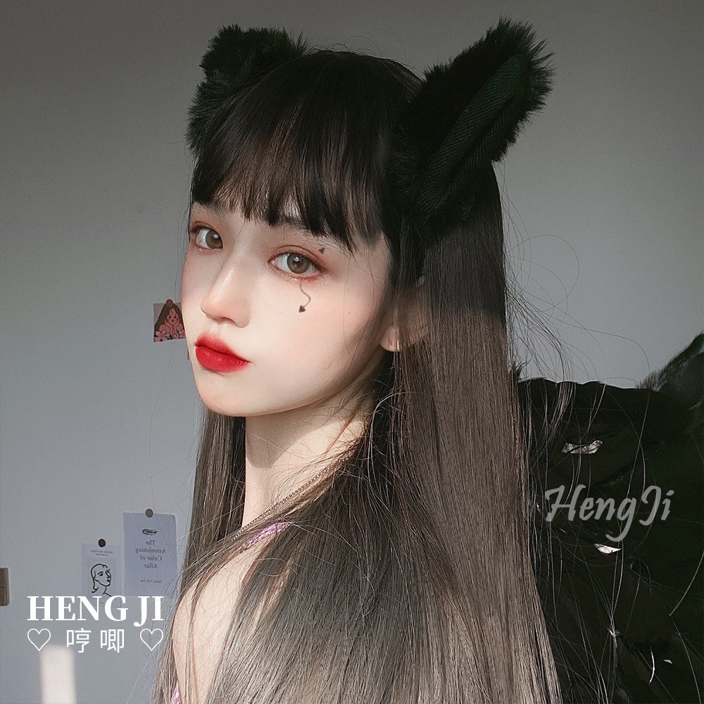 ウィッグ女性ロングナチュラルロリータロリータloデイリーリアルグラデーションJKガールフェイクヘア ウィッグ女性ロングナチュラルロリータロリータloデイリーリアルグラデーションJKガールフェイクヘア