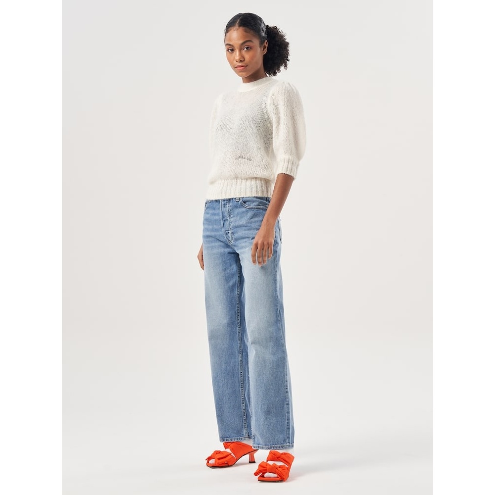 GANNI リジッドデニムイッツィー-スカイブルー QN4421D01Q GANNI リジッドデニムイッツィー-スカイブルー QN4421D01Q