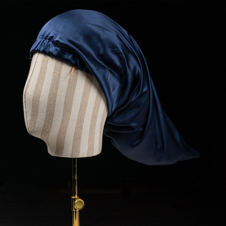 每日更新ナイトキャップ シルク100% ロングヘア ヘアキャップ 無地 美髪 安眠 寝癖 防止 ヘアケア シ 每日更新ナイトキャップ シルク100% ロングヘア ヘアキャップ 無地 美髪 安眠 寝癖 防止 ヘアケア シ