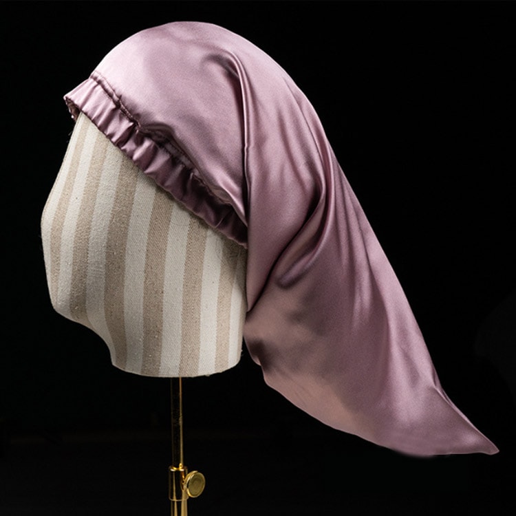 每日更新ナイトキャップ シルク100% ロングヘア ヘアキャップ 無地 美髪 安眠 寝癖 防止 ヘアケア シ 每日更新ナイトキャップ シルク100% ロングヘア ヘアキャップ 無地 美髪 安眠 寝癖 防止 ヘアケア シ