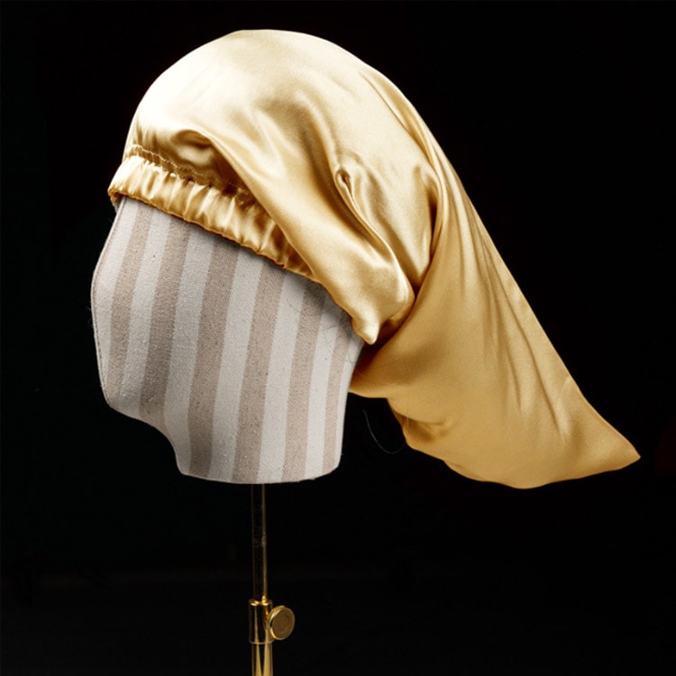 每日更新ナイトキャップ シルク100% ロングヘア ヘアキャップ 無地 美髪 安眠 寝癖 防止 ヘアケア シ 每日更新ナイトキャップ シルク100% ロングヘア ヘアキャップ 無地 美髪 安眠 寝癖 防止 ヘアケア シ