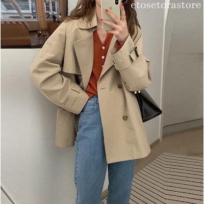 ✨極上品✨Christian Dior 高級シルク使用 スプリングコート トレンチコート レディース スプリングコート 春服 秋 ロング丈