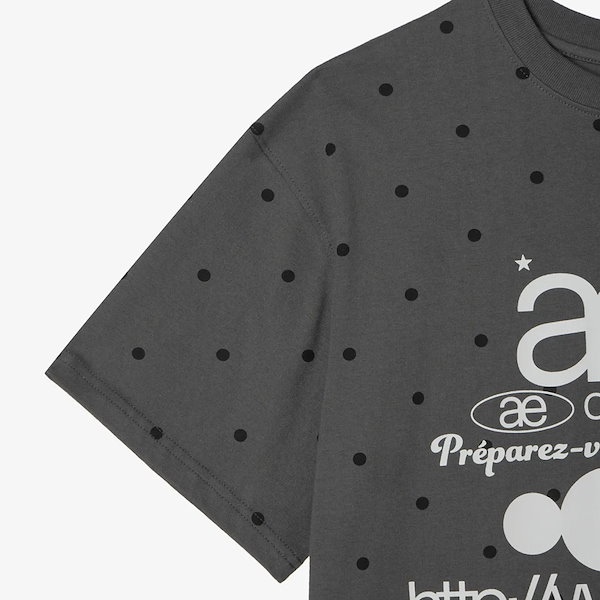 [aeae] WEB LOGO T-SHIRTS [4カラー] ★韓国大人気★ Qoo10] aeae WEB LOGO DOT T-SHIRT