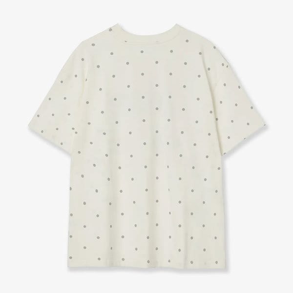 ★AEAE★韓国大人気★ DOT PK T-SHIRTS ★追跡可★早期完売★ ☆AEAE☆韓国大人気☆DOT SMALL LETTER TEE☆追跡可☆早期完売