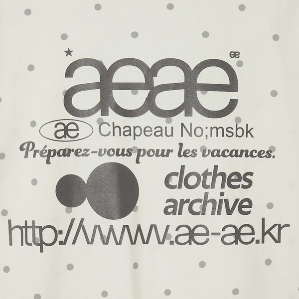 【aeae】WEB LOGO DOT T-SHIRTS_2COLORS ☆韓国人気☆ org.jpg