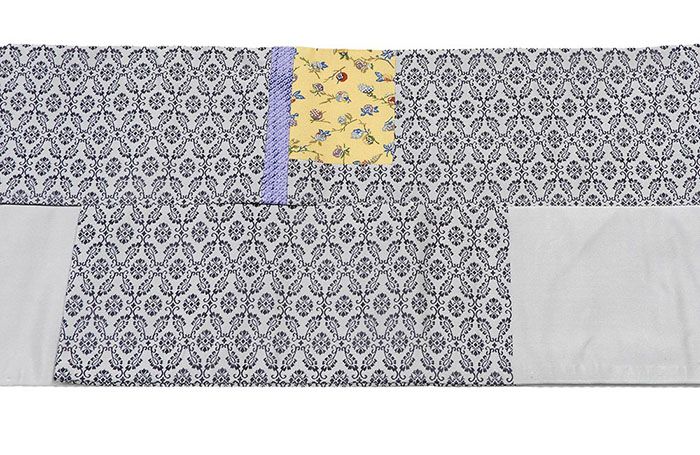 名古屋帯 正絹 新品仕立済 菊花匹田柿模様 名古屋帯 新品 仕立て上がり