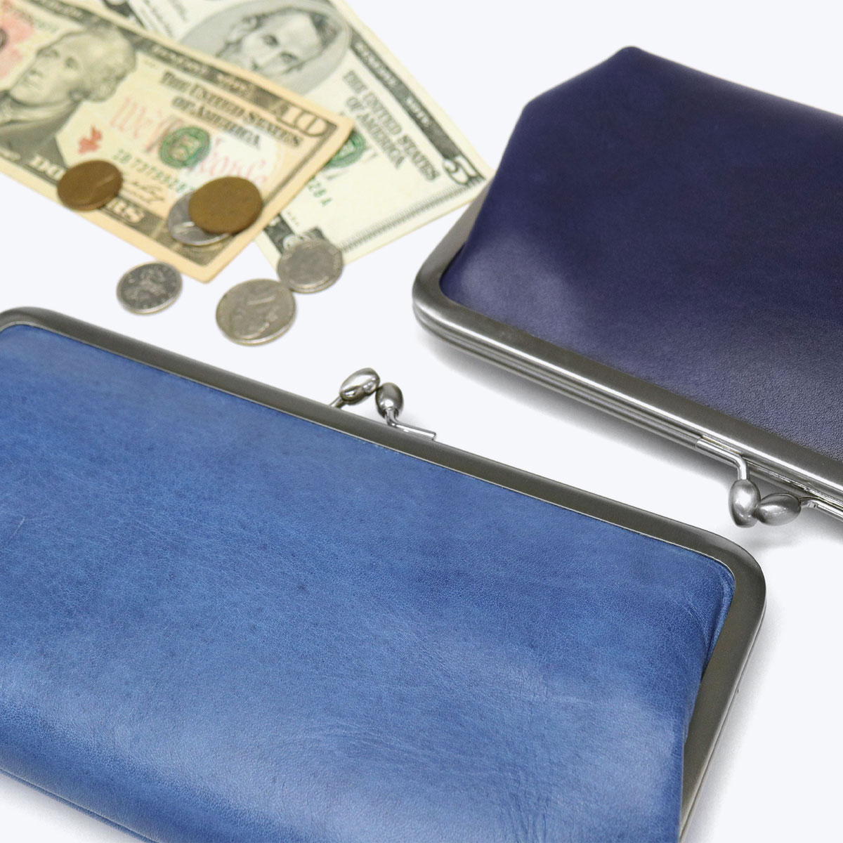 財布 KOI コーアイ 藍染スムース がま口ウォレット 長財布 がま口 がま口長財布 藍染め レザー 本革 メンズ レディース ZYS-084 財布 KOI コーアイ 藍染スムース がま口ウォレット 長財布 がま口 がま口長財布 藍染め レザー 本革 メンズ レディース ZYS-084