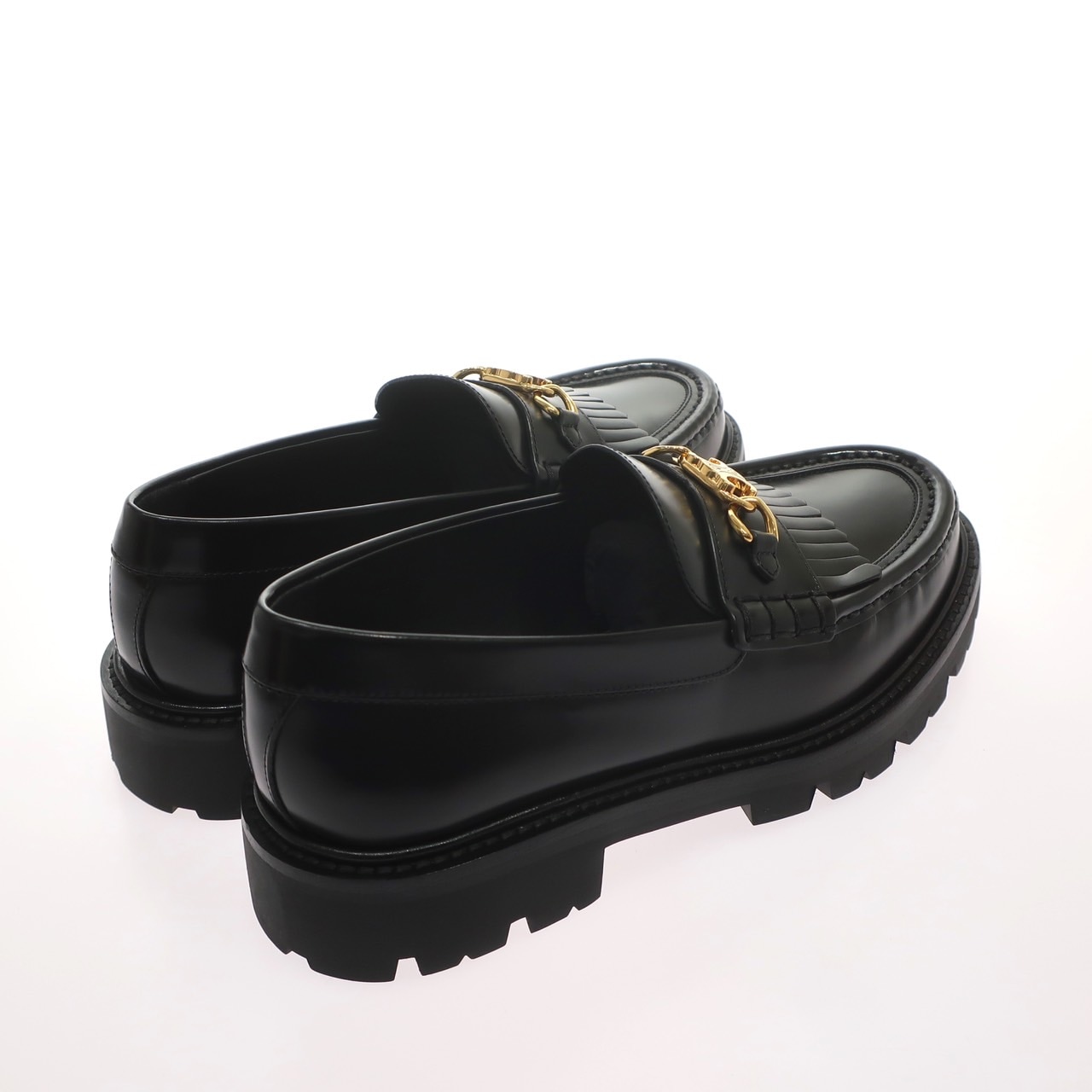 ◆CELINE◆Margaret Triomphe ポリッシュドブル モカシン TRIOMPHE セリーヌ （CELINE） マーガレット ポリッシュドブル