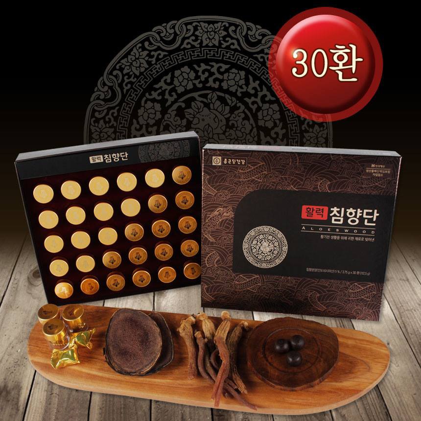 [韓国健康補助食品]鍾根堂/沈香丸30/活力/アロエ/健康サプリメント