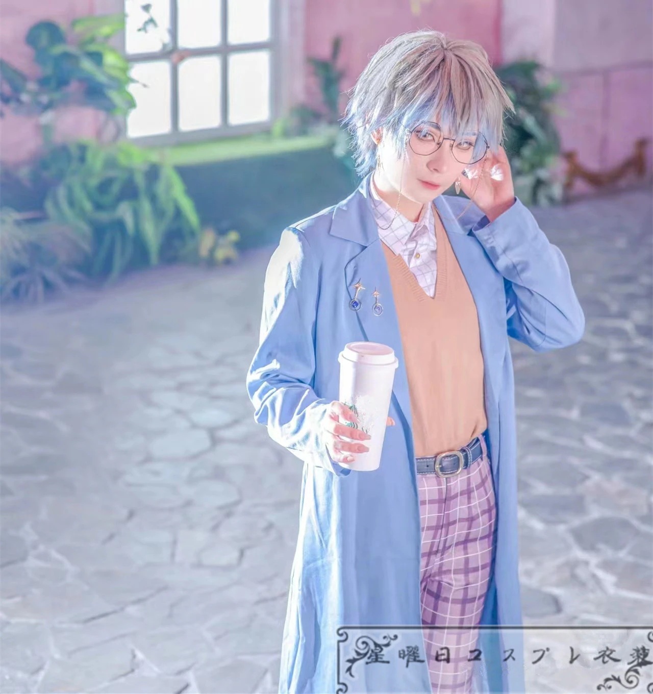 VTuber バーチャルライバー Luxiem Sakura Bloom Ike Eveland アイクイーヴランド コスプレ衣装 コスチューム