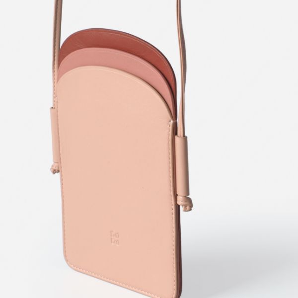 dudubags スリム スマホショルダー ブラック ピンク 牛革 かわいい スマホポーチ レザー スマホポシェット レディース 縦型 正規品_15