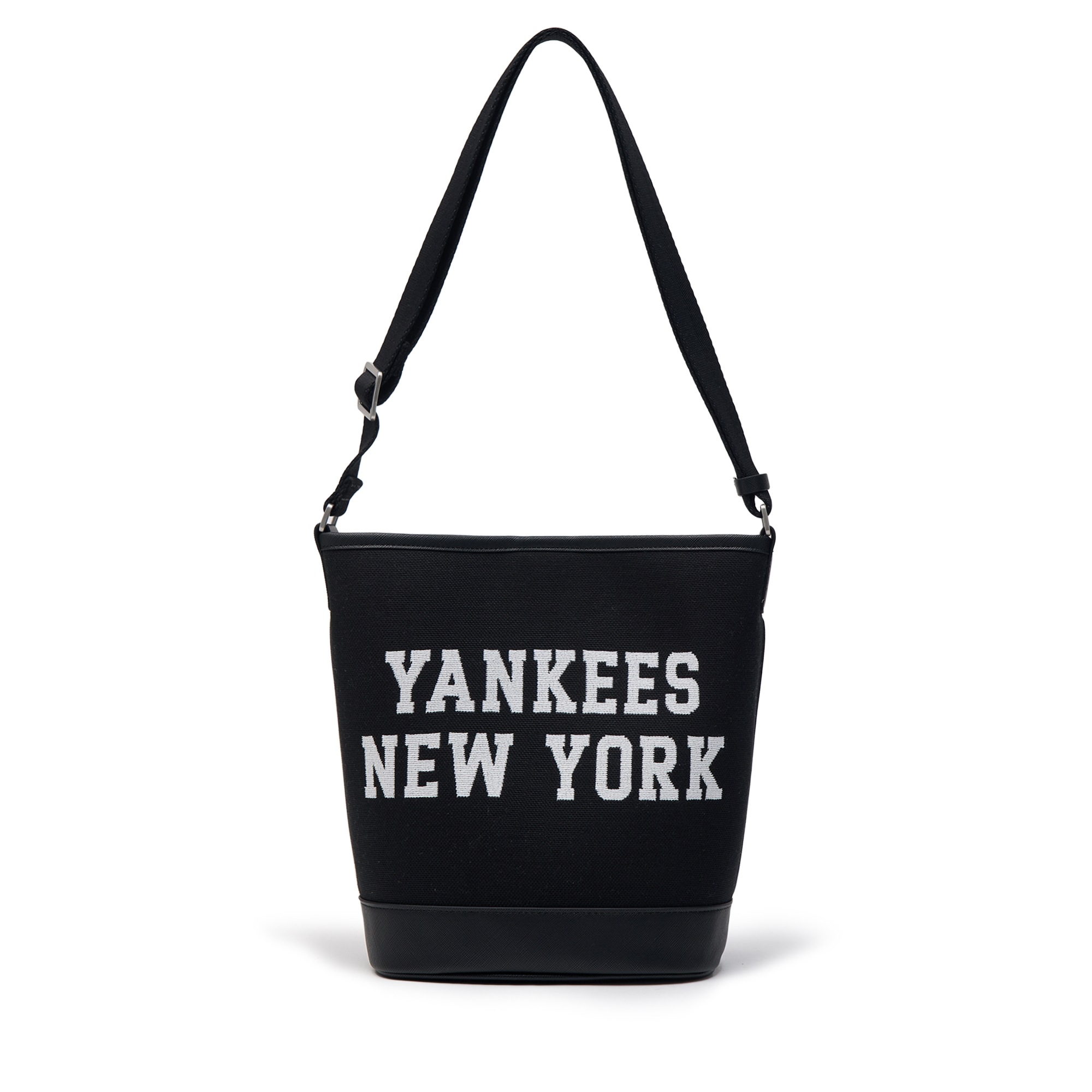 VARSITY JAQUARD BUCKET BAG