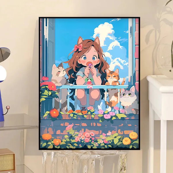 油絵 40x50cm 油彩画 星月夜の道 約40x50cm 油彩画 星月夜の道 約40x50cm（