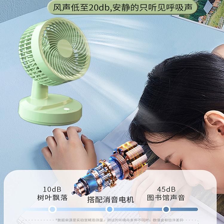 ハンディファンデスクトップファン大風力USB充電家庭用寮蓄電オフィス長航続首振り循環台扇 ハンディファンデスクトップファン大風力USB充電家庭用寮蓄電オフィス長航続首振り循環台扇