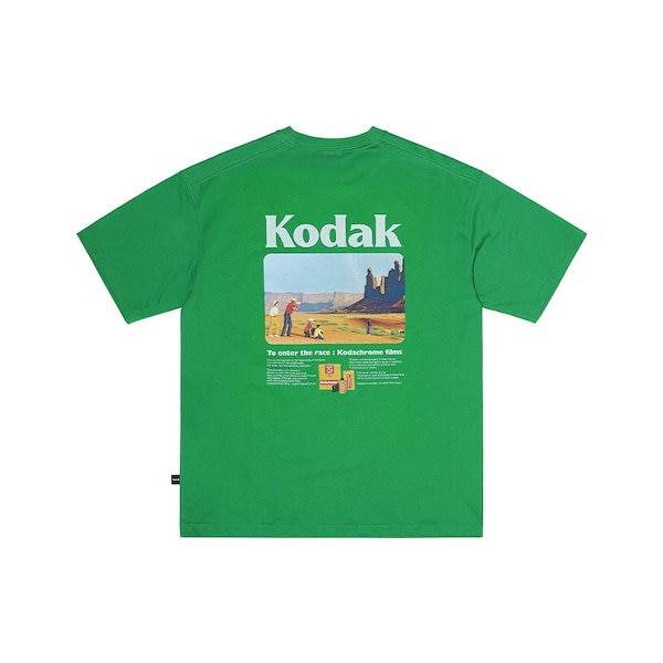 [ KODAK ] シナリー バックグラフィック T-SHIRT Qoo10 KODAK APPAREL シナリー バックグラフィック Tシャツ・