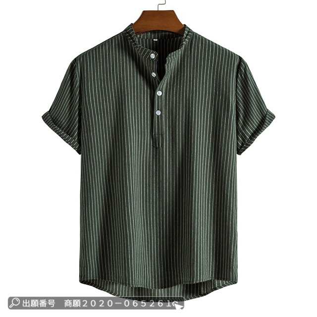 最安挑戦 春新作 新作 送料無料 メンズシャツ ストライプシャツ スタンドカラー 半袖シャツ 夏 涼しい 通勤 通学 ゆったり プルオーバートップス 夏物 カジュアルシャツ 五分袖 ボタン付き おしゃ 最安挑戦 春新作 新作 送料無料 メンズシャツ ストライプシャツ スタンドカラー 半袖シャツ 夏 涼しい 通勤 通学 ゆったり プルオーバートップス 夏物 カジュアルシャツ 五分袖 ボタン付き おしゃ