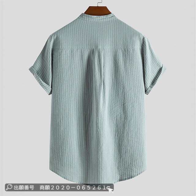 最安挑戦 春新作 新作 送料無料 メンズシャツ ストライプシャツ スタンドカラー 半袖シャツ 夏 涼しい 通勤 通学 ゆったり プルオーバートップス 夏物 カジュアルシャツ 五分袖 ボタン付き おしゃ 最安挑戦 春新作 新作 送料無料 メンズシャツ ストライプシャツ スタンドカラー 半袖シャツ 夏 涼しい 通勤 通学 ゆったり プルオーバートップス 夏物 カジュアルシャツ 五分袖 ボタン付き おしゃ