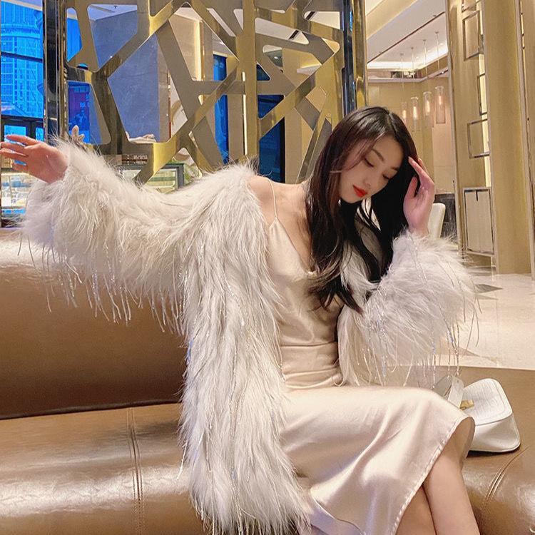 【送料無料】レディースファッションファーの女性のジャケット短いタッセル織物モデル若い豪華なジャケット通勤インス 【送料無料】レディースファッションファーの女性のジャケット短いタッセル織物モデル若い豪華なジャケット通勤インス