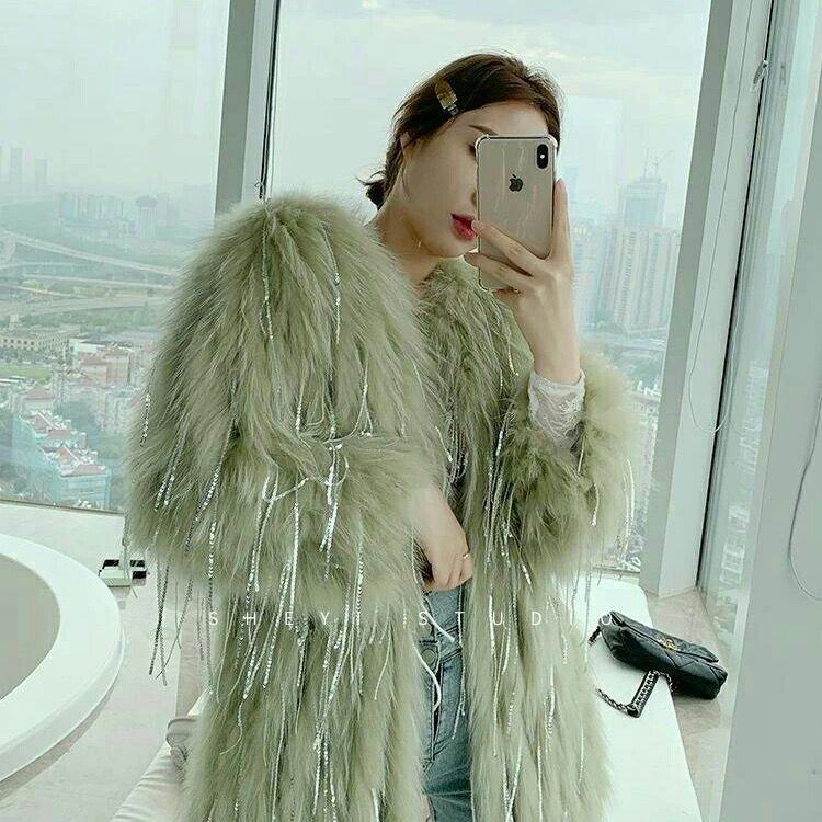 【送料無料】レディースファッションファーの女性のジャケット短いタッセル織物モデル若い豪華なジャケット通勤インス 【送料無料】レディースファッションファーの女性のジャケット短いタッセル織物モデル若い豪華なジャケット通勤インス