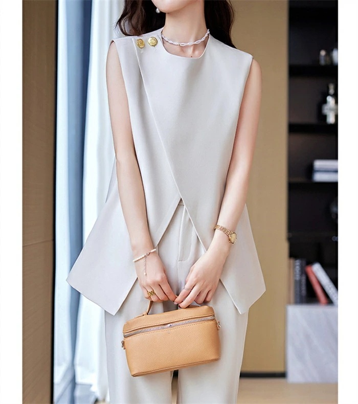 セットアップ パンツスーツ セレモニー レディース ノースリーブ ジレ 夏 春 秋 2点セット 上下セット タンク パンツ きれいめ ハイウェストスカート スーツ 洗える カジュアル フォーマル 面接 セットアップ パンツスーツ セレモニー レディース ノースリーブ ジレ 夏 春 秋 2点セット 上下セット タンク パンツ きれいめ ハイウェストスカート スーツ 洗える カジュアル フォーマル 面接