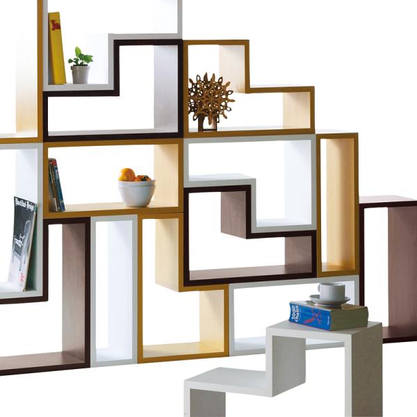 ラック 棚 パズル L型 形状 デザイン 組み合わせ 組合せ 収納ラック 収納棚 インテリア 木目 柄 おしゃれ リビング 家具 茶色 ブラウン 白 ホワイト ラック 棚 パズル L型 形状 デザイン 組み合わせ 組合せ 収納ラック 収納棚 インテリア 木目 柄 おしゃれ リビング 家具 茶色 ブラウン 白 ホワイト