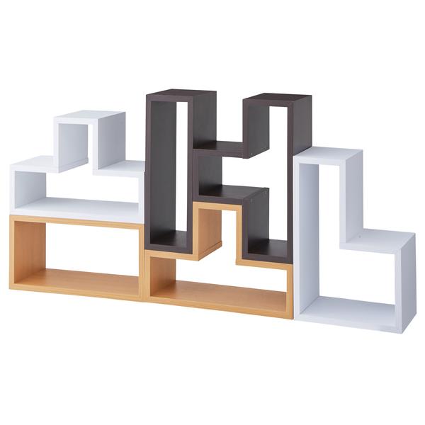 ラック 棚 パズル L型 形状 デザイン 組み合わせ 組合せ 収納ラック 収納棚 インテリア 木目 柄 おしゃれ リビング 家具 茶色 ブラウン 白 ホワイト ラック 棚 パズル L型 形状 デザイン 組み合わせ 組合せ 収納ラック 収納棚 インテリア 木目 柄 おしゃれ リビング 家具 茶色 ブラウン 白 ホワイト