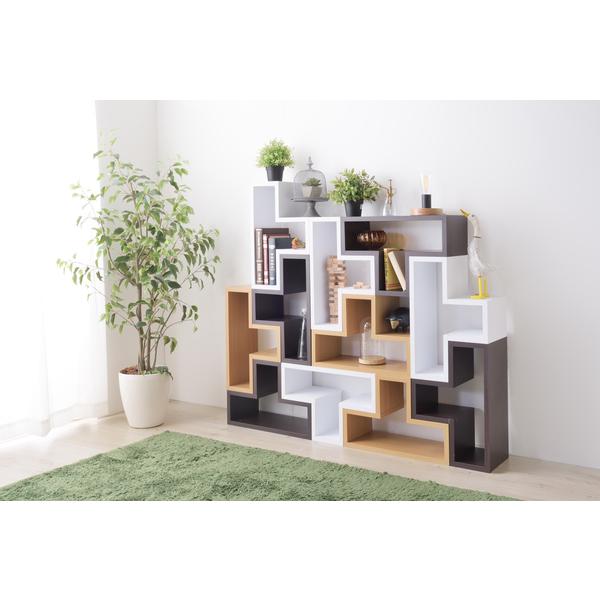 ラック 棚 パズル L型 形状 デザイン 組み合わせ 組合せ 収納ラック 収納棚 インテリア 木目 柄 おしゃれ リビング 家具 茶色 ブラウン 白 ホワイト ラック 棚 パズル L型 形状 デザイン 組み合わせ 組合せ 収納ラック 収納棚 インテリア 木目 柄 おしゃれ リビング 家具 茶色 ブラウン 白 ホワイト