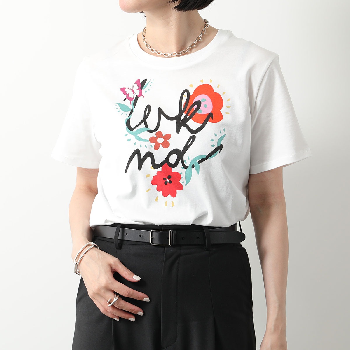WEEKEND MAX MARA ウィークエンド マックスマーラ 半袖 Tシャツ NERVI ナーヴァイ レディース コットン クルーネック プリント カラー3色