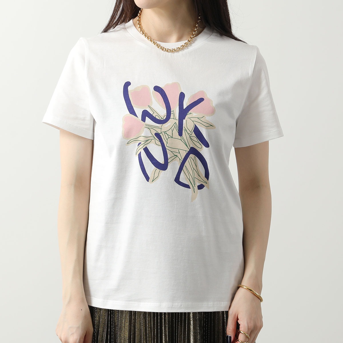 WEEKEND MAX MARA ウィークエンド マックスマーラ 半袖 Tシャツ NERVI ナーヴァイ レディース コットン クルーネック プリント カラー3色
