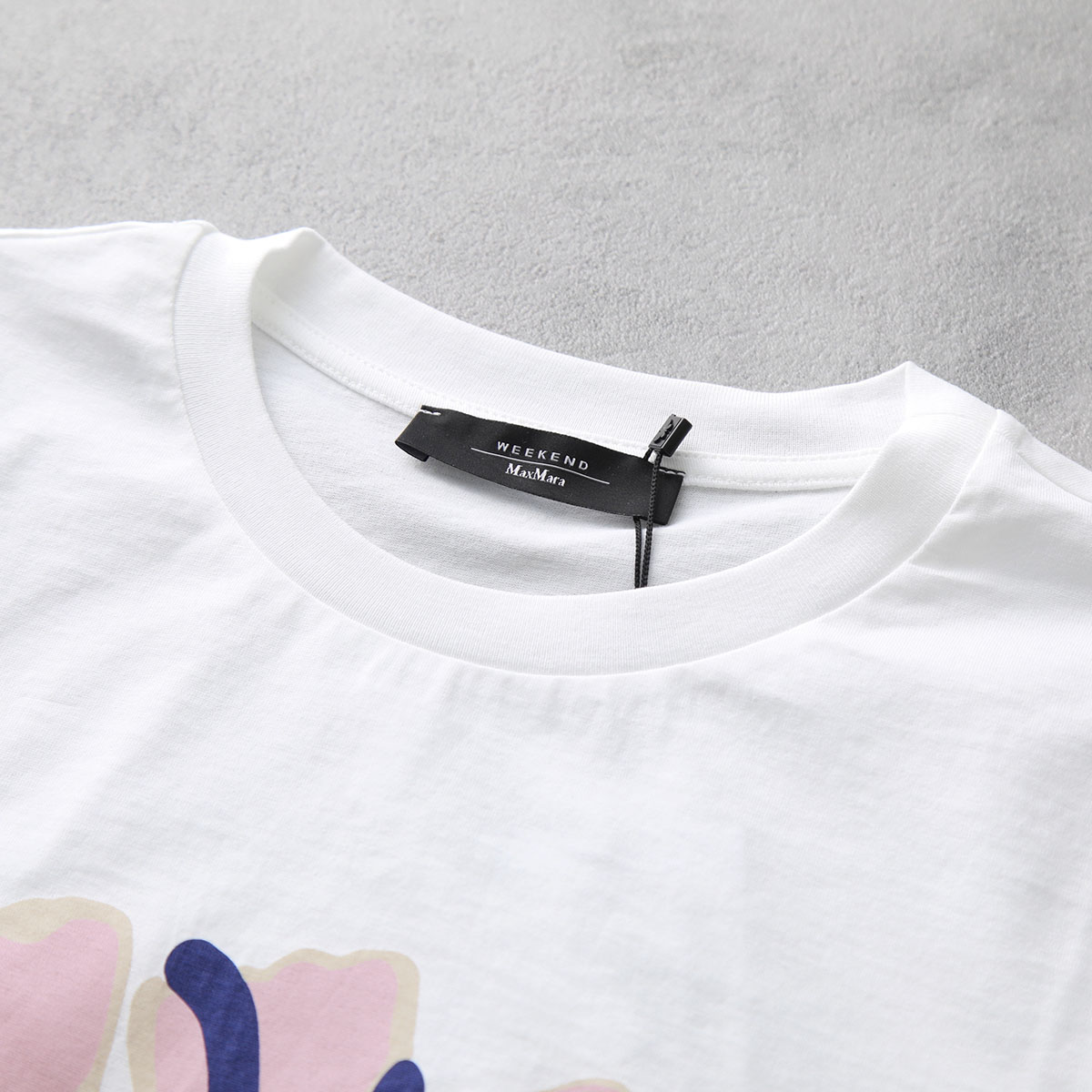 WEEKEND MAX MARA ウィークエンド マックスマーラ 半袖 Tシャツ NERVI ナーヴァイ レディース コットン クルーネック プリント カラー3色