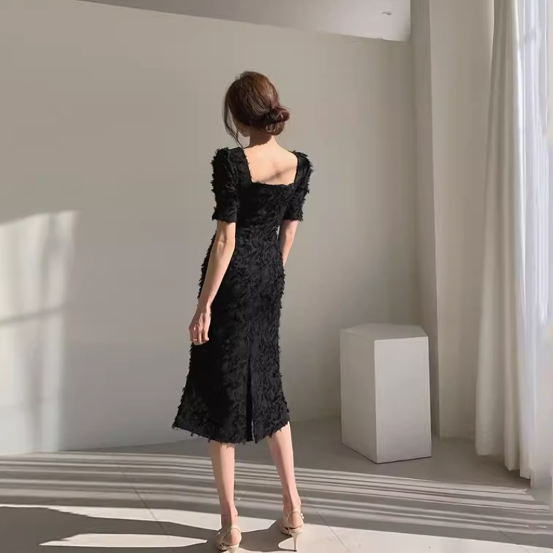 ドレス ワンピース ウェディング パーティー 結婚式 二次会 披露宴 演奏会 発表会 ステージ 舞台 ダンス 衣装 膝下 ミモレ 半袖 スクエアネック 襟なし スレンダー 細身 スリット ハイウエスト ドレス ワンピース ウェディング パーティー 結婚式 二次会 披露宴 演奏会 発表会 ステージ 舞台 ダンス 衣装 膝下 ミモレ 半袖 スクエアネック 襟なし スレンダー 細身 スリット ハイウエスト