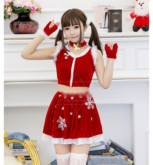 Qoo10] サンタコスプレコスプレレッドクリスマス