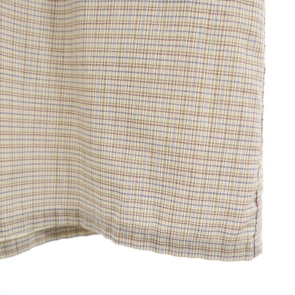 80s 90s オールド チェック柄 長袖 シャツ 15 1/2 34-35 茶系 ワイシャツ メンズ 80s 90s オールド チェック柄 長袖 シャツ 15 1/2 34-35 茶系 ワイシャツ メンズ