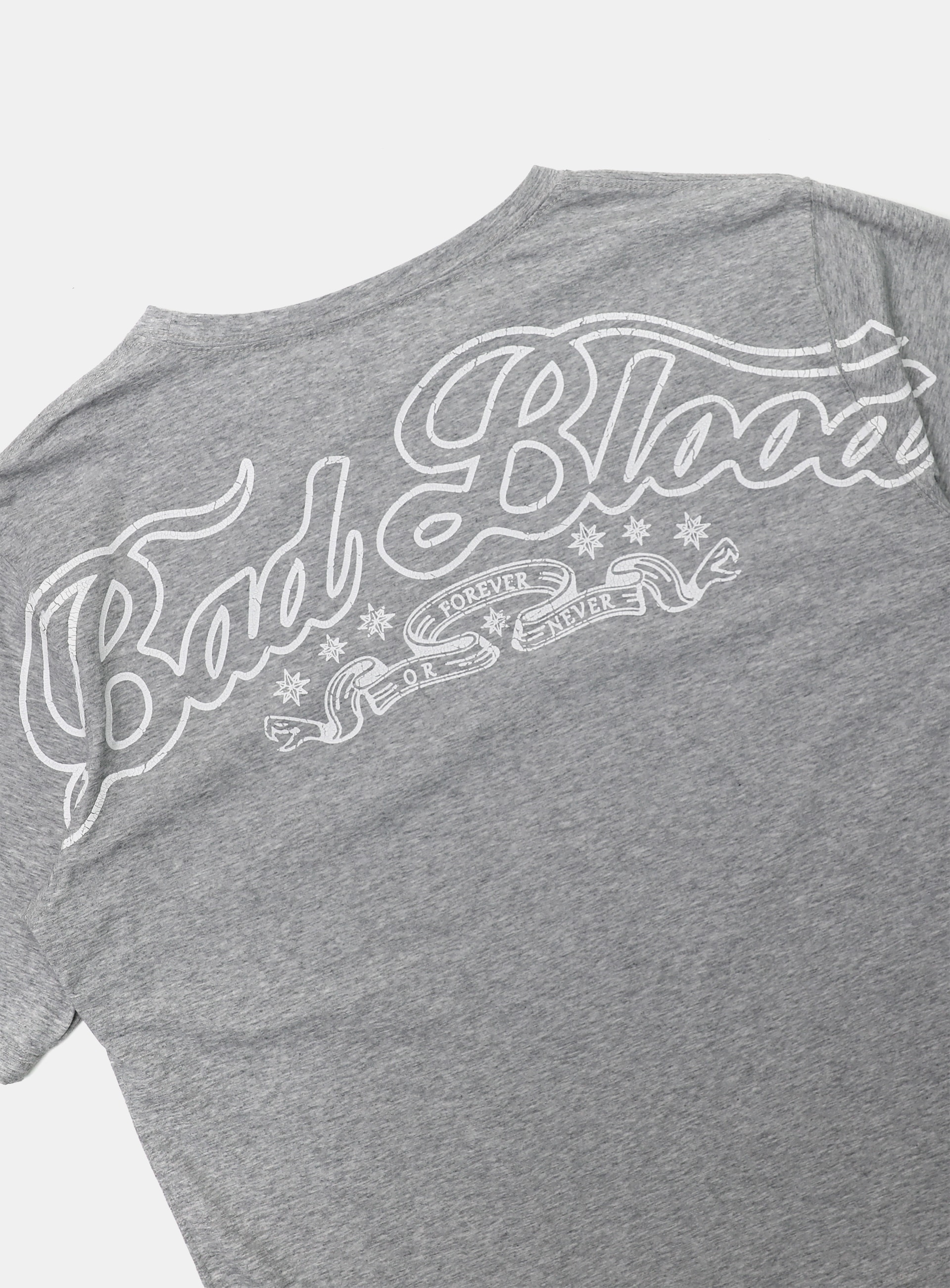 Tシャツ・カットソー [BADBLOOD] Mystic 1/2 Print T-Shirt Slim Fit BADBLOOD】 MYSTIC 1/2 PRINT T-SHIRT スリムフィット SLIM FIT