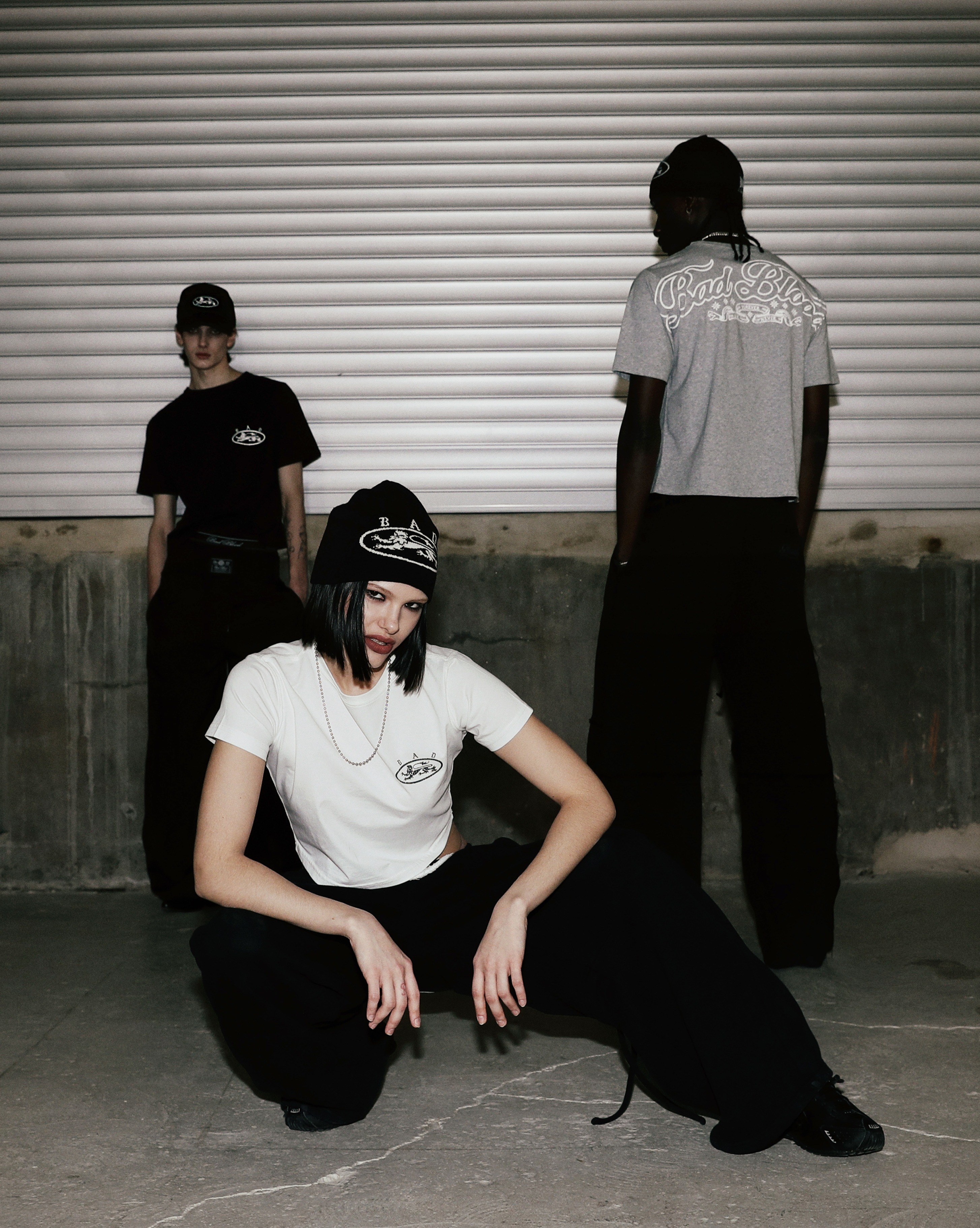 Tシャツ・カットソー [BADBLOOD] Mystic 1/2 Print T-Shirt Slim Fit MUSINSA公式 | BADBLOOD Mystic 1/2 Print T-Shirt Slim Fit - White