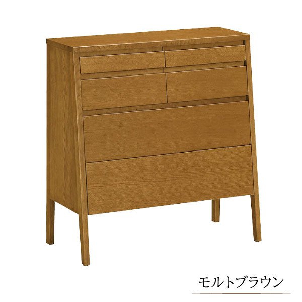 カリモク家具 チェスト 脚付き リビングチェスト 整理タンス 正規品 木製 引出し収納 たんす 箪笥 オーク 衣類 寝室 QT2814 ME MK karimoku 日本製 シンプル